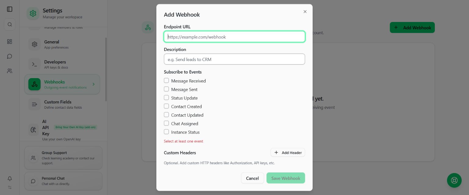Webhooks: Terima Peristiwa & Sahkan Hasil